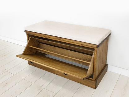 Banc à chaussure en bois - AUTHENTIQ